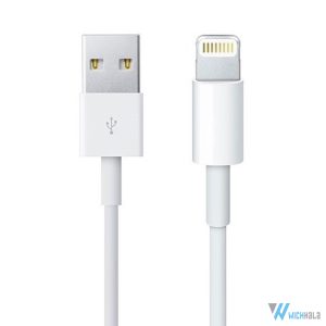 کابل تبدیل اپل مدل USB به Lightning طول 1 متر