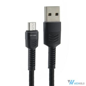 کابل تبدیل USB به Micro USB اکسیژن مدل LX10 طول 1 متر