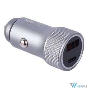 شارژر فندکی اکسیژن مدل AC01 | فست شارژ 38W دو پورت USB