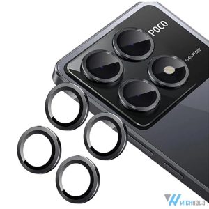 گلس محافظ لنز دوربین شیائومی Poco X6 Pro مدل شفاف ضد خش و ضد اثر انگشت