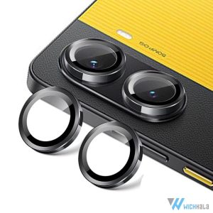 گلس محافظ لنز دوربین شیائومی Poco X7 Pro مدل شفاف ضد خش و ضد اثر انگشت