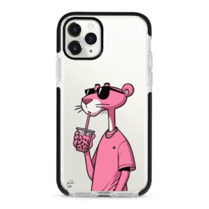 قاب گوشی آیفون 17 پرو طرح پلنگ صورتی (The Pink Panther) | فانتزی و خاص
