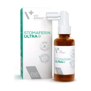 ژل دهان و دندان سگ و گربه وت اکسپرت vetexpert مدل stomaferin ultra(اصل)30ml