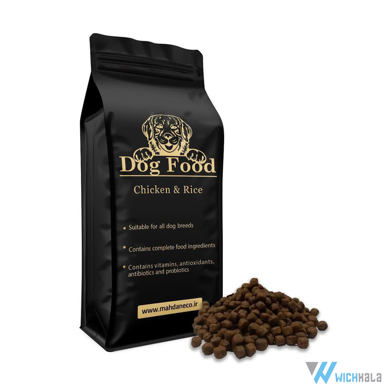 غذای خشک سگ 8 کیلویی مارک DOGFOOD با پروتئین بالا 30%