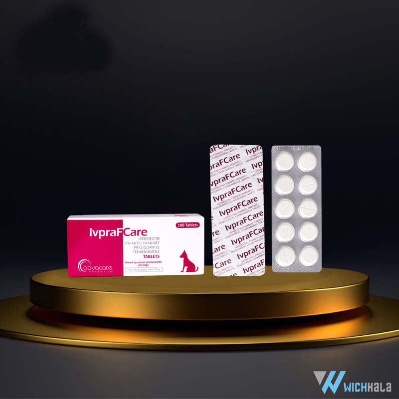 قرص ضد انگل سگ ۴ گانه ادواکر آمریکا Advacare IvpraFcare