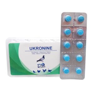 قرص آنتی بیوتیک رونیدازول آمپرولیم پرندگان مدل UKRONINE مجموعه 10 عددی