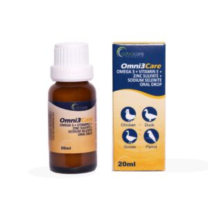قطره ادواکر مولتی ویتامین پرندگان و طیور Omni3Care