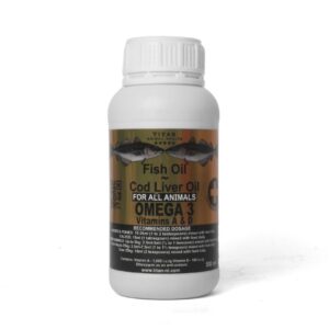 روغن ماهی FISH OIL تیتان مدل امگا 3 حجم 500 میلی لیتر(اصل)