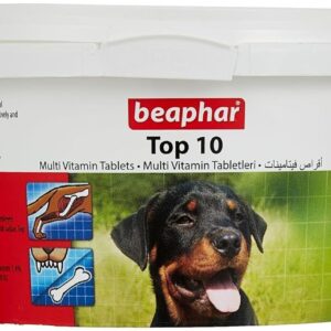 قرص مولتی ویتامین سگ بیفار مدل TOP 10 بسته ۱۸۰ عددی