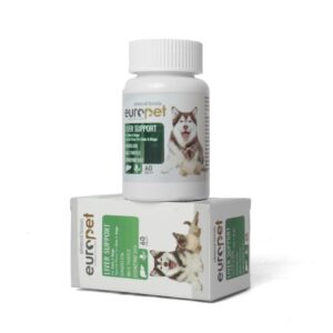 قرص حفاظتی و حمایتی کبد سگ و گربه یوروپت مدل LIVER SUPPORT
