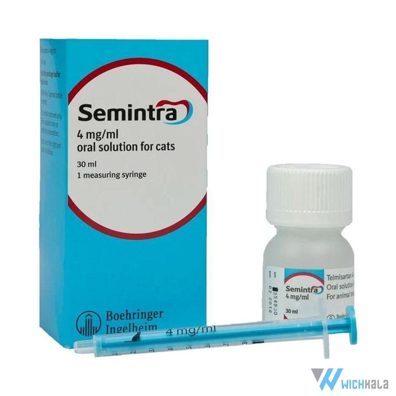 شربت سمینترا برای درمان نارسایی کلیه مخصوص گربه Semintra 4mg/ml