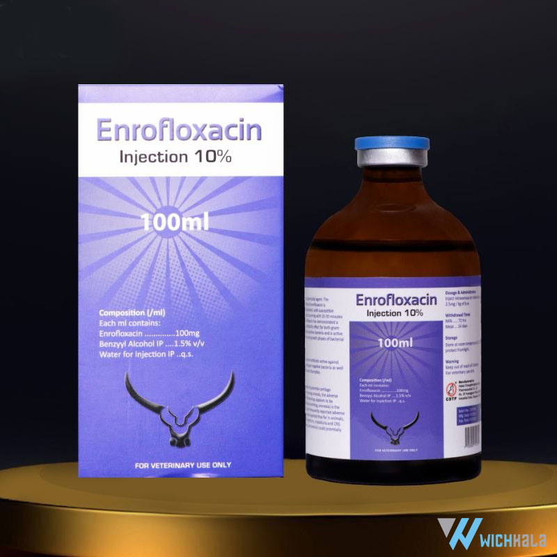 آنتی بیوتیک انروفلوکساسین 10% Enrofloxacin برند شیکاگو